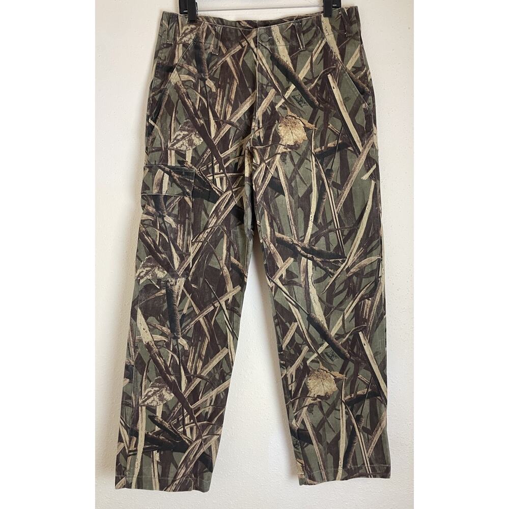 Vintage Columbia Unisex Camo cargo Pants 44x32 Great Camo Pattern
